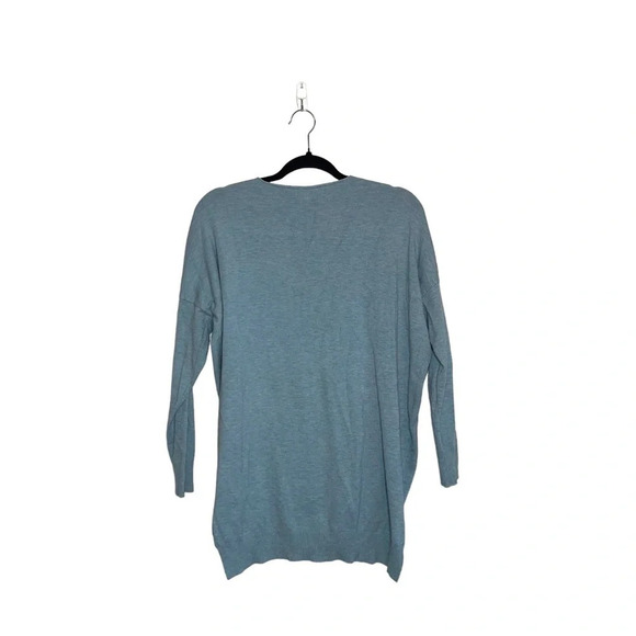 Lulus Light Blue Sweater Dolman Sleeve V-neck Oversized Pullover Xsmall Women’s - Picture 6 of 12
